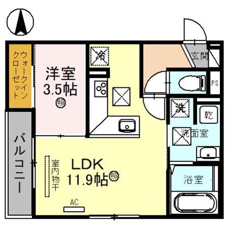 和歌山市駅 徒歩12分 1階の物件間取画像